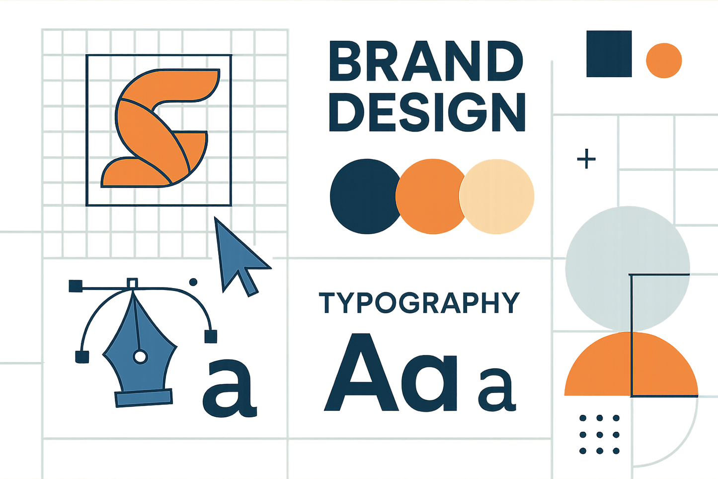 vector image representing Brand Design & Identity